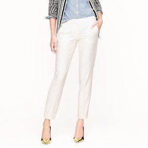 J. Crew Cafe Capri Pant in White